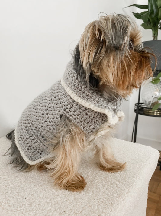 Pebble Paws - Grey Sweater